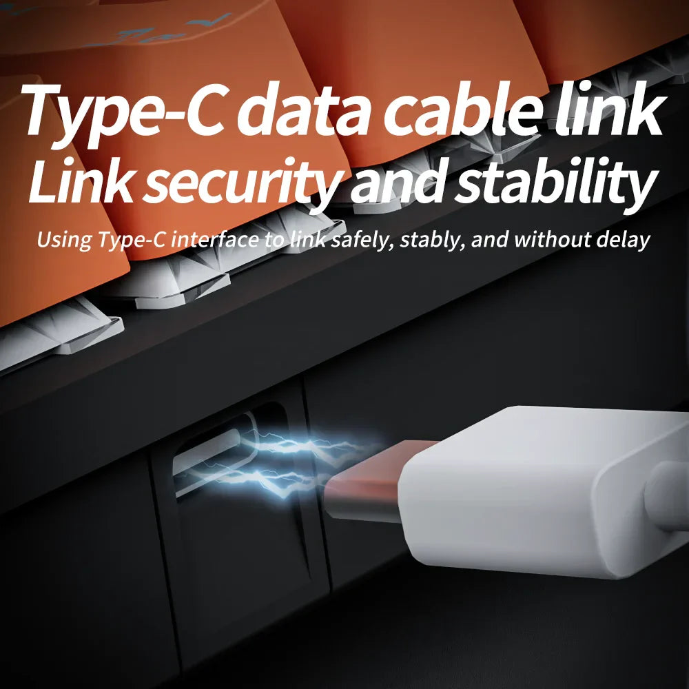 USB Mini Mechanical Gaming Keyboard 61 Key Red Switch