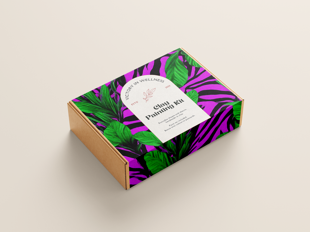 Zebra Plant Paint By Numbers Kit, Purple and Green Leaves, DIY Adult Craft Set, Relaxing Indoor Activity | by Victory In Wellness